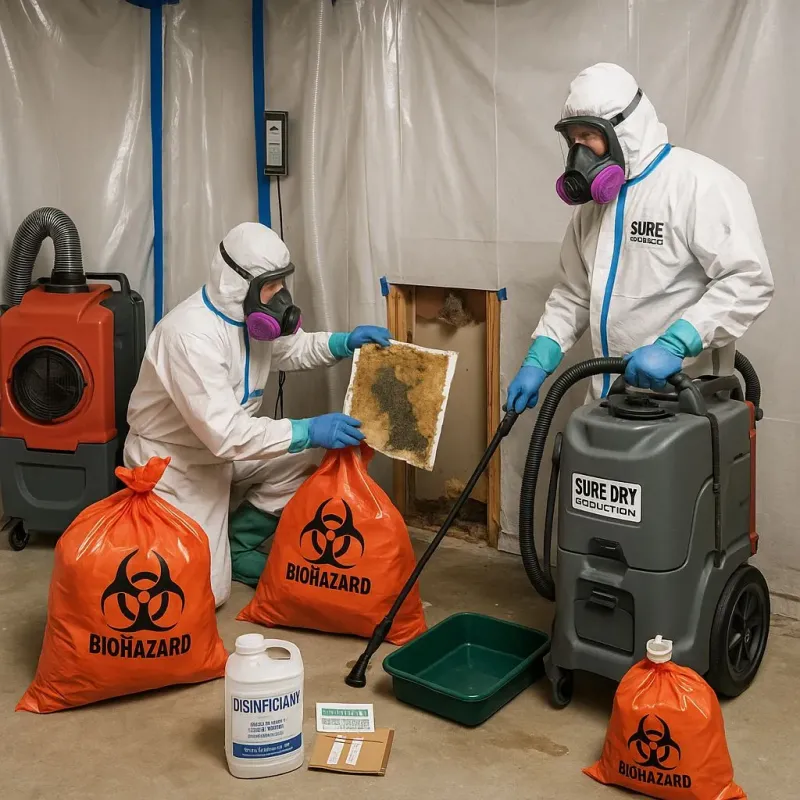 Contaminated Water Handling Protocols process in Nanty Glo, PA