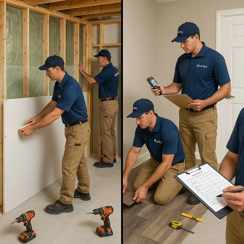 Repairs and Reconstruction process in Nanty Glo, PA